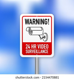 Video de seguridad, gran diseño para cualquier propósito. Isométrica ilustración vectorial. Concepto de protección de seguridad