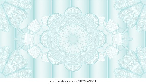 Security watermark. Background. Illustration. Detailed design. 