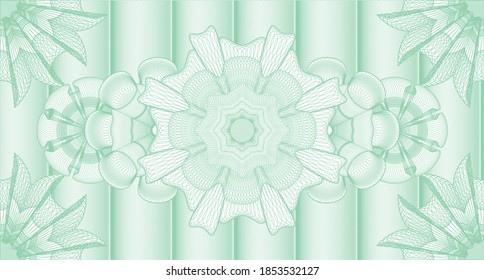 Security Watermark Banknotes Artistic Illustration Complex Stock Vector ...