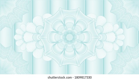 Security watermark. Guilloche background. Artistic illustration. Complex design. 