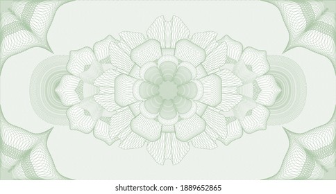 Security watermark. wavy subtle curves. Vector illustration. Detailed design. 