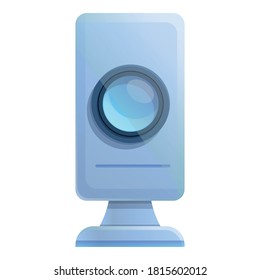Security web camera icon. Cartoon of security web camera vector icon for web design isolated on white background