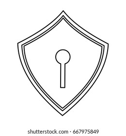 security web padlock shield