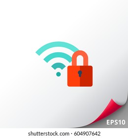 Security wifi icon