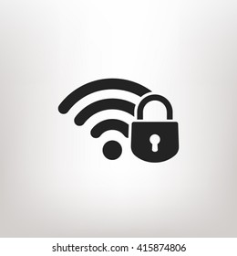 Security Wifi Icon Vector