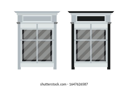 Security window vector icon design