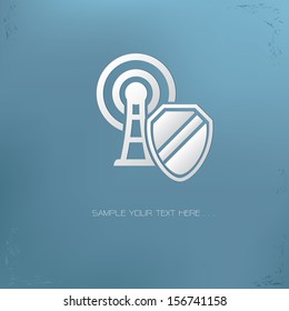 Security wireless symbol,vector