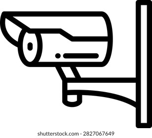 Securitycamera Vector Design Icon Style