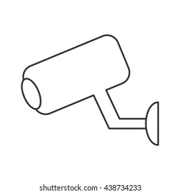 Securiy system. cctv camera icon. isolated graphic design