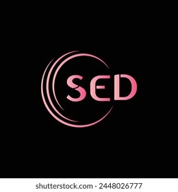 SED Letter Initial Logo Design Template Vector Illustration