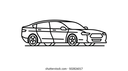 Sedan Car Icon