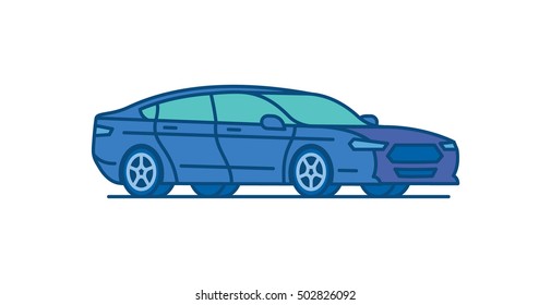 Sedan Car Icon
