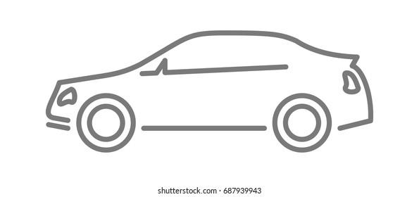 sedan car icon