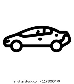 Sedan car small in size is auto car 