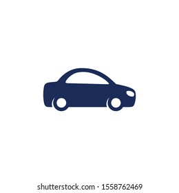 sedan, simple icon on white