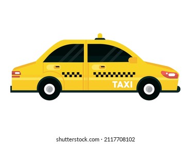 Sedan Taxi Car Sideview Icon