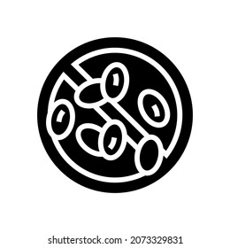 sedatives addiction glyph icon vector. sedatives addiction sign. isolated contour symbol black illustration