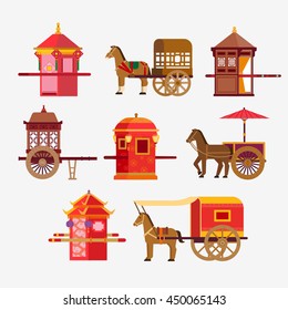 Seden chair/ancient chinese vehicle