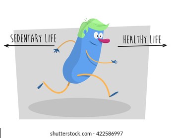 Sedentary life or healthy life