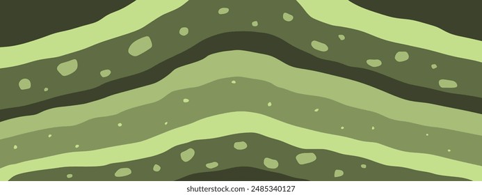 Sedimentgesteinsfaltung. Sedimentstruktur.