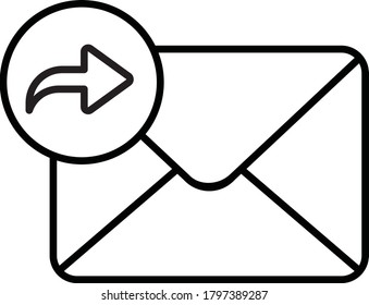 Vektorgrafik-Design mit Seding-Symbol