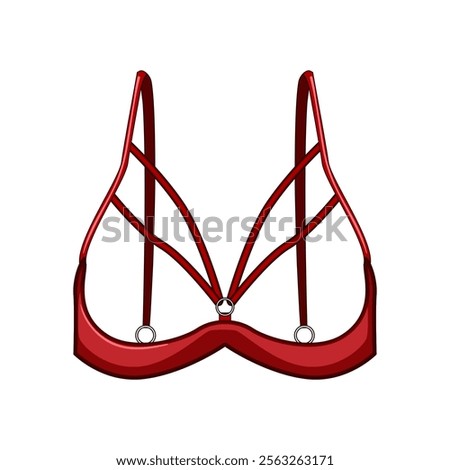 seductive bra sexy cartoon. alluring provocative, sensual elegant, feminine delicate seductive bra sexy sign. isolated symbol vector illustration