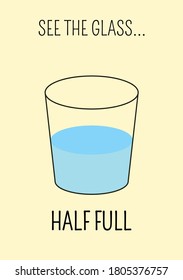 See The Glass, Half Full Print