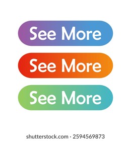 See more call to action button. Vector illustration