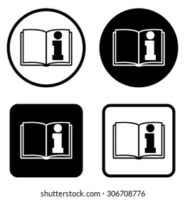 See owner's manual -  information vector icon