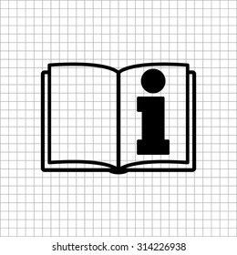 See owner's manual -  information vector icon