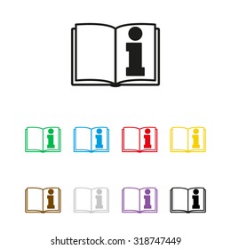 See owner's manual -  information vector icon