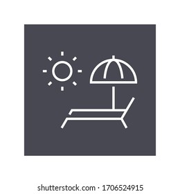 Consulte ilustración de icono de ejemplo vectorial plano