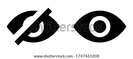 See and unsee eye icon