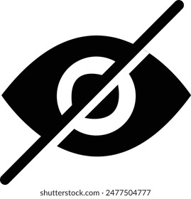 See and unsee eye icon, Show password. Open, closed, visible invisible concept, hidden password, icon vector symbol logo design element, Data privacy and sensitive content sign. Hide , Unhide icon.