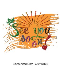 See You Next Time Images Stock Photos Vectors Shutterstock