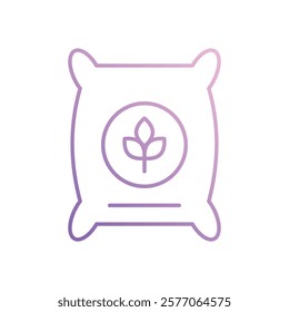Seed Bag icon vector stock illustration
