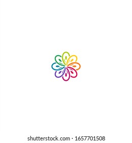 Seed Blossom Circle Logo Template