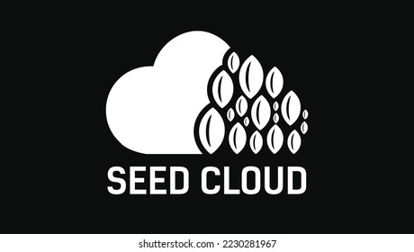 Seed Cloud Modern Logo For Online Crops and Food Managment