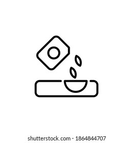 Icono de Agricultura de Semillas en vector. Logotipo