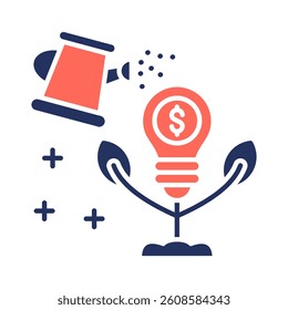 Seed Funding Icon Element for Design