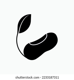Seed Icon. Growth, Growing Symbol - Vector.