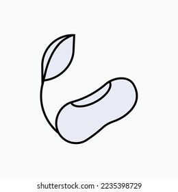 Seed Icon. Growth, Growing Symbol - Vector.