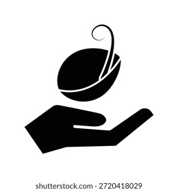 Seed icon illustration vector design template