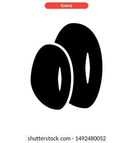 seed icon isolated sign symbol vector illustration - high quality black style vector icons
