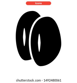seed icon isolated sign symbol vector illustration - high quality black style vector icons
