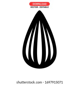 seed icon or logo isolated sign symbol vector illustration - high quality black style vector icons

