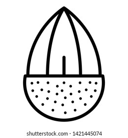 Seed icon. Outline seed vector icon for web design isolated on white background
