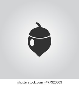 seed icon silhouette vector set