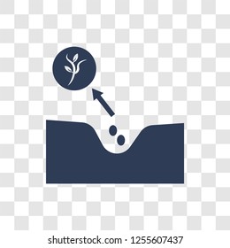 Seed icon. Trendy Seed logo concept on transparent background from Agriculture Farming and Gardening collection