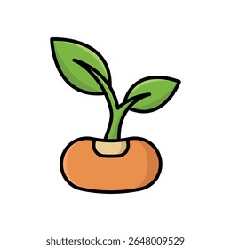 seed icon vector design template simple and clean